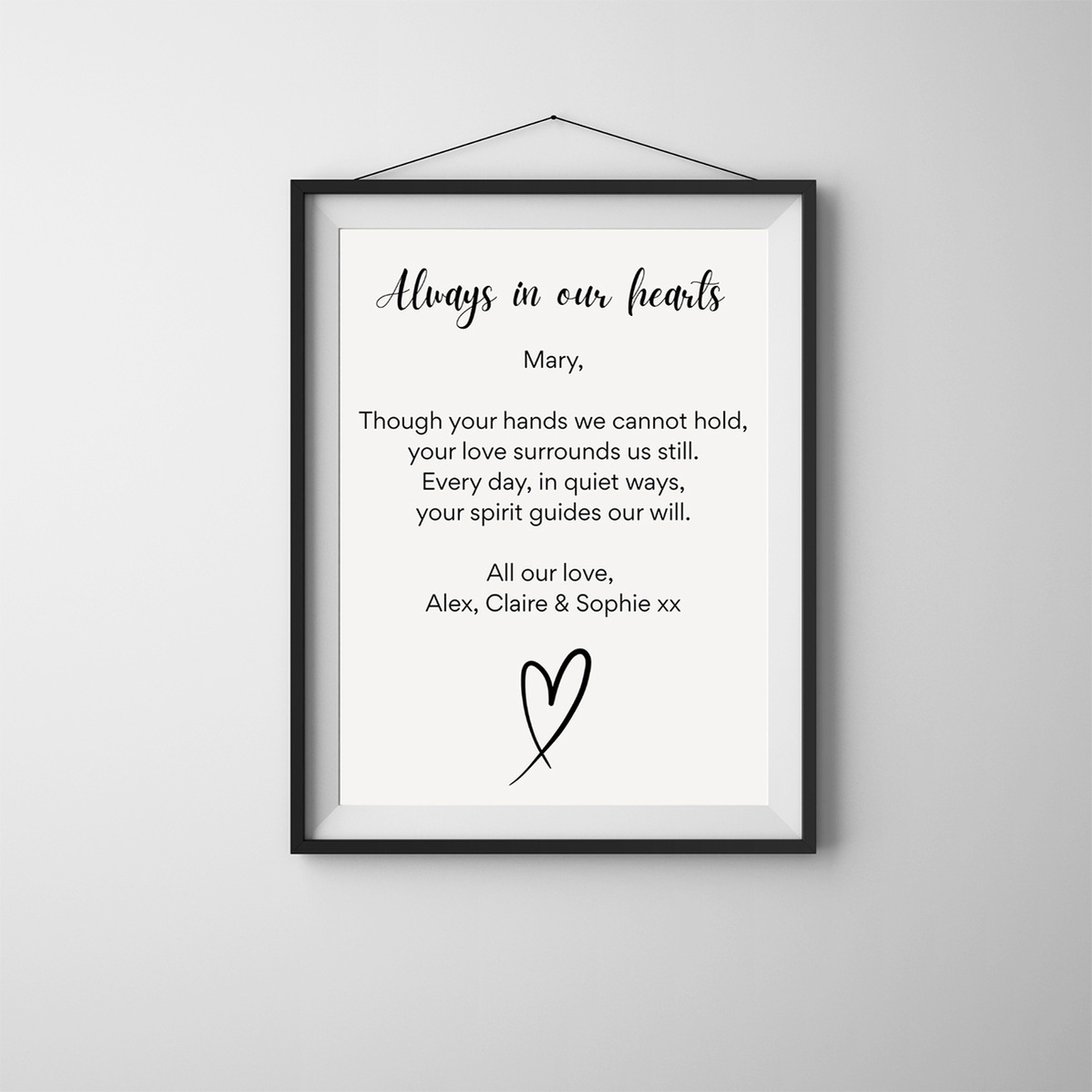 Memorial & Tribute Verses